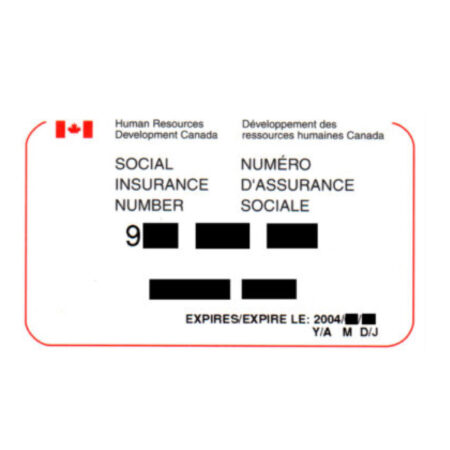 หมายเลขประกันสังคม Sin No เพื่อทำงานในแคนาดา